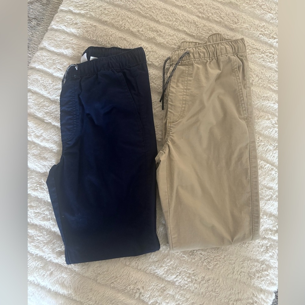 GAP Kids Navy and Tan Chinos